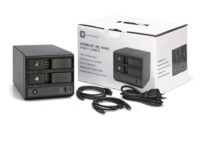 Oyen Digital Mobius Pro 2C 2-Bay Dual USB-C RAID Hard Drive Enclosure