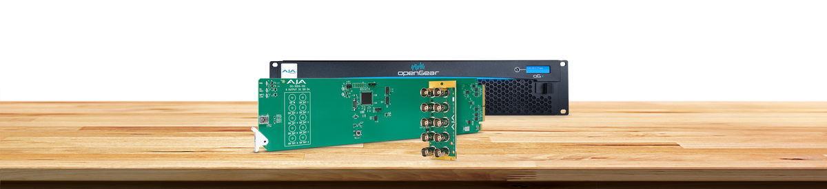 AJA OG-3GDA-1X9 1x9 3G-SDI Reclocking DA, DashBoard Support