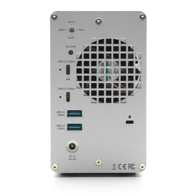 OWC Mercury Elite Pro Dual with 3-Port Hub RAID Storage with USB 10Gb/s