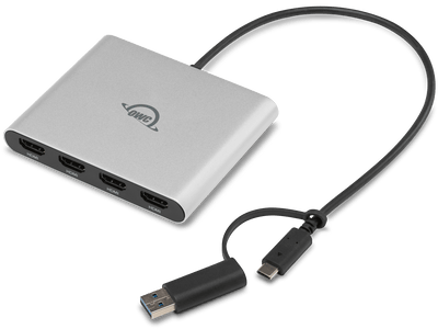 OWC USB-C Quad HDMI 4K Display Adapter with DisplayLink