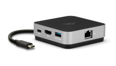 OWC USB-C Travel Dock E 6-Port Portable USB-C Dock w/ 1GbE