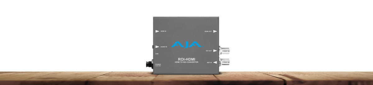 AJA ROI-HDMI HDMI to SDI with Region of Interest Scaling and HDMI Loop Through