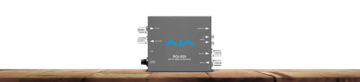 AJA ROI-SDI 3G-SDI to 3G-SDI/HDMI Converter with Region of Interest Scaling