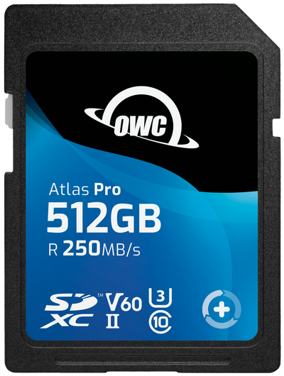 OWC Atlas Pro SDXC UHS-II V60 Memory Card