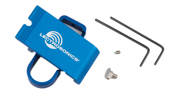 Lectrosonics SMWBBCDNSL Spring Loaded Belt Clip for SMWB Transmitter; Antenna Down