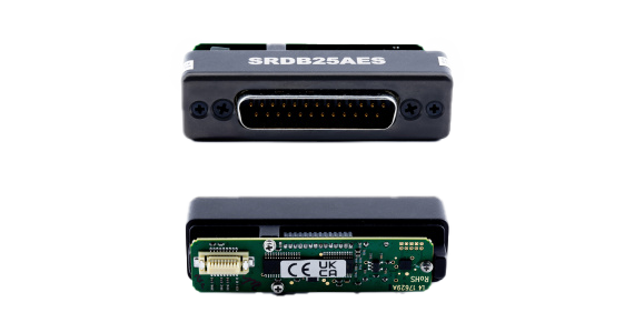 Lectrosonics SRDB25AES SR End Plate Adapter for AES Digital Audio Outputs in Slot