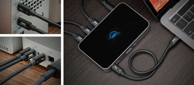 OWC Thunderbolt 4 (USB-C) 0.7 Meter (28") Cable - Black