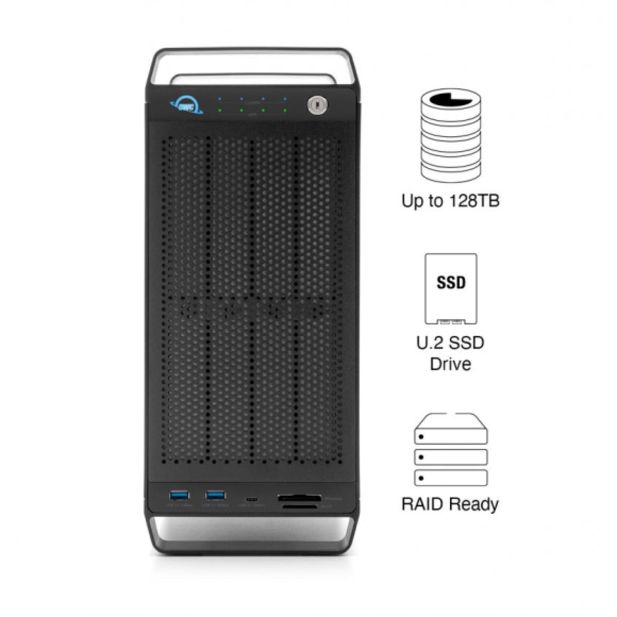 OWC ThunderBay Flex 8 Custom NVMe + HDD Storage/Dock/PCIe Expansion Solution