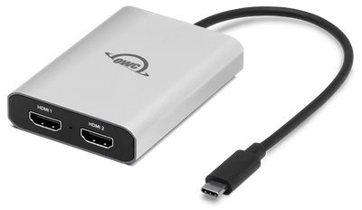 OWC USB-C Dual HDMI 4K Display Adapter with DisplayLink