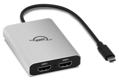OWC USB-C Dual HDMI 4K Display Adapter with DisplayLink